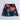 full sleeve one shoulder ruffle detail party crop top and corduroy floral printed skirt set-Black/Multi
