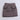 piping detail full sleeves crop top and matching skirt-Brown/Black