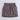 piping detail full sleeves crop top and matching skirt-Brown/Black