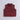 stripes texture full sleeves cardigan with matching high neck crop top and solid skirt set-Red/Black