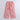 100% cotton sleeveless collard crop top with matching pant set - Orange /pink