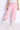 Denim full length pocket detail wide leg pant-Pink