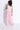 Denim full length pocket detail wide leg pant-Pink