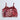 floral printed sleeveless ethnic jacket with matching crop top and palazzo set-Maroon