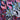 patch work printed sleeves turtle neck zip up top and matching pant set-multi