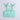 organza checks Shoulder tie-up crop top and matching Skirt set-Green