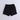 animal printed full sleeves ruched crop top and solid skort set-Black/Grey
