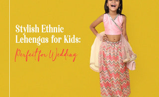 Stylish Ethnic Lehengas For Kids: Perfect For Wedding - TaffyKids