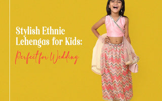 Stylish Ethnic Lehengas For Kids: Perfect For Wedding - TaffyKids