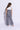 100% Cotton sleeveless shirt attach peplum top and pant set-White & Grey