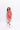 Sleeveless fruit printed jacket with matching shorts with singlet crop top-Red/Multi