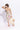 sleeveless Floral printed button detail halter neck Aline dress-Beige/Multi