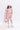 sleeveless solid hooded neck crop top with mini short set - Pink