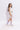 Holographic sleeveless bow printed and applique zip up party hoodie and pocket detail skirt co-ord set-Off White & Multi