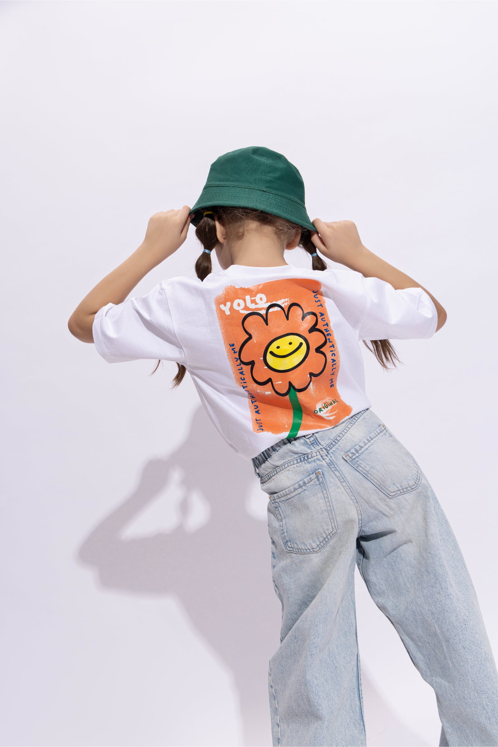 100% cotton half sleeves Graphic printed oversized T-shirt-White & Multi