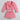 Taffykids singlet crop top and  short set  with zip up jacket-Pink