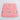 net  heart printed full sleeves crop top and matching skirt set- Pink