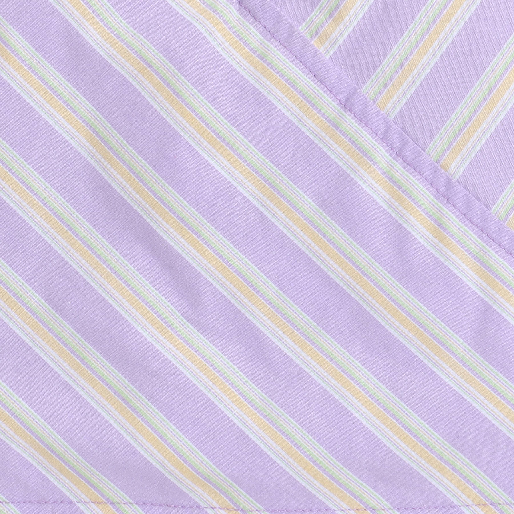 Shop 100% Cotton Yarn Dyed Stripes Sleeveless V Neck Crop Top-Purple/Multi Online