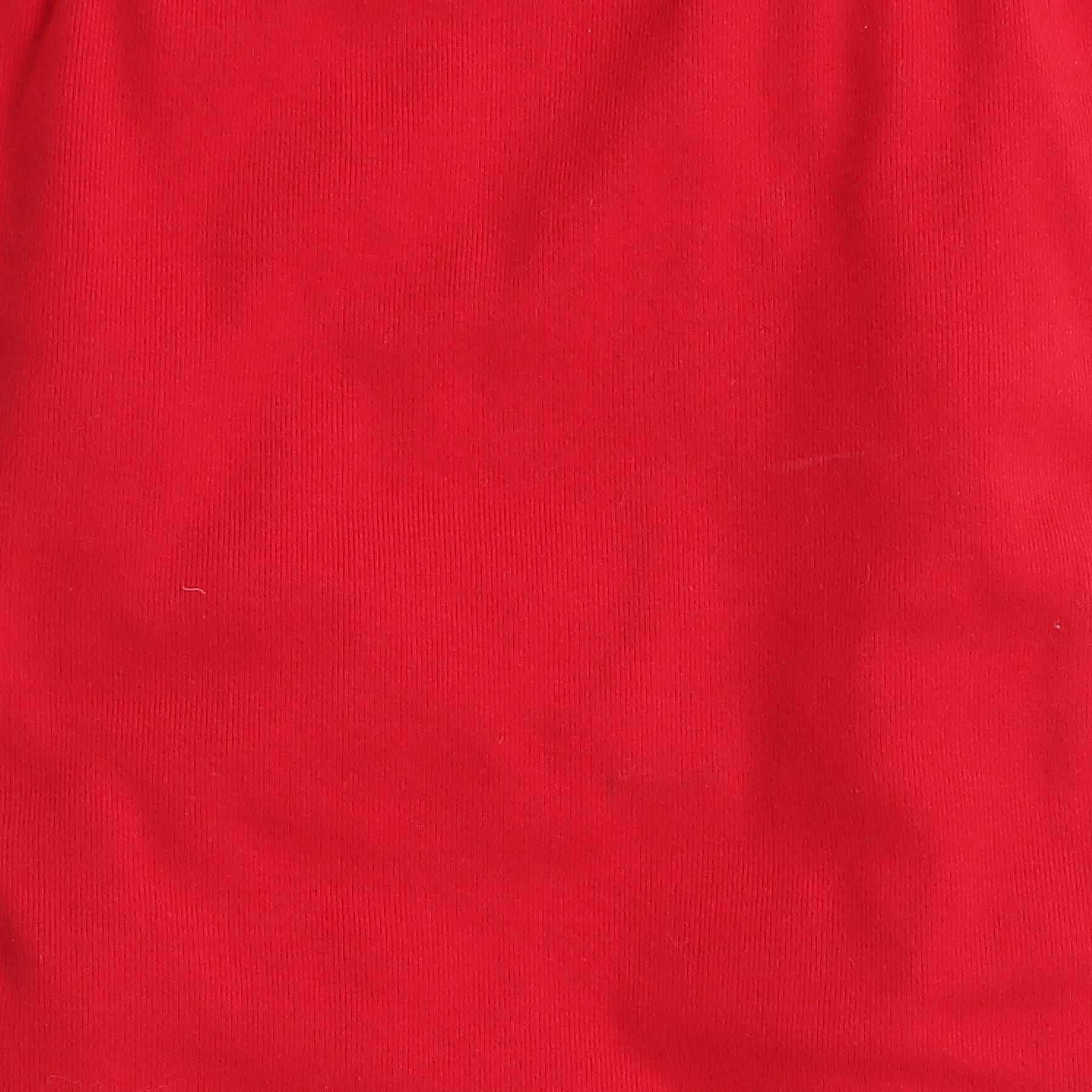 Shop 100% Cotton Rose Detail Solid Singlet Dress-Red Online