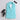 color-block singlet playsuit with sleevless jacket-Aqua/White