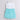 color-block singlet playsuit with sleevless jacket-Aqua/White