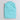 color-block singlet playsuit with sleevless jacket-Aqua/White