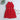 Shop Organza Pleated Halter Neck A-Line Party Dress With Chain Belt-Red Online