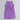 Taffykids solid sleeveless pocket detail wrap dress-Purple