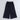 glitter and pleated asymmetric neck layered party top and matching pant set-Navy