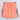 Shop Embossed Sleeveless Pocket And Tape Detail Zip Up Crop Top With Matching Skirt Set-Peach/Back Online