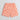 houndtooth printed half sleeve Oversized tee and Shorts co-ord set with Waist bag-Orange/Black