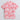 100% cotton tropical printed half sleeves shirt and short set- White/Peach pink
