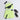 neon Halter neck crop top and matching pocket detail skort set with waist bag-Neon yellow/Black