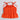 Shop 100% Cotton Poplin Ruched Shoulder Tie-Up Peplum Top-Orange Online
