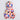 Geometric printed sleeveless zip-up hoodie with matching bell bottom cargo pant set-Multi