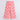 floral printed cut-out detail halter neck crop top with matching bell bottom pant set-Coral/White
