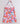 Floral printed  sleeveless Halter neck A-line dress-Multi