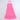 dobby design front ruched halter neck full length gown-Neon pink