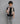checks sleeveles zip up jacket and solid half sleeves T-shirt set-Black/Multi