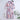patch printed full sleeves crop blazer with waist tie-up and matching pant co-ord set-  Multi