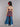 printed lace detail halter neck back tie up ethnic top and solid palazo set-Multi