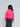 solid full sleeves puffer jacket-Hot pink