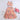 tropical printed back tie up wrap ethnic crop top and tiered skirt set-Multi