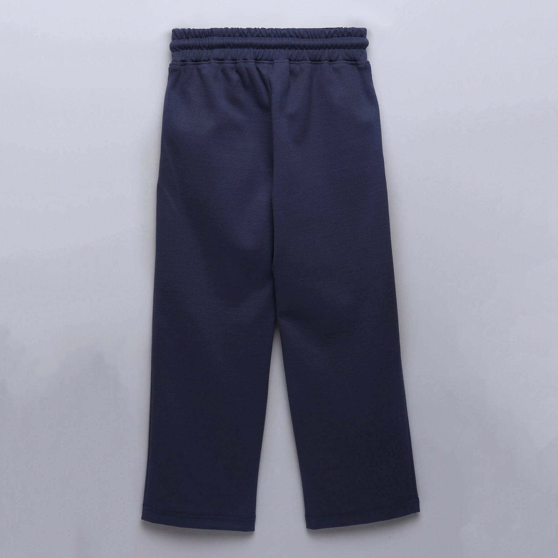 pintex detailed full length pant-Navy