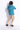 100% Viscose Full sleeves Pocket detail hooded shirt-Teal