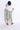 Top stitch detailed Frayed Hem Shorts-Green