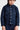 Stitch detailed full sleeves jacket-Navy blue