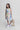 Dobby design Sleeveless abstract printed cut out detail Halter dress- Multi