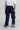 full length contrast stitch detail cargo pant-Navy