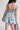 sleeveless beach theme printed halter neck crop vest and Skort co-ord set-Multi